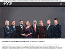 Tablet Screenshot of hsgb-anwaelte.de